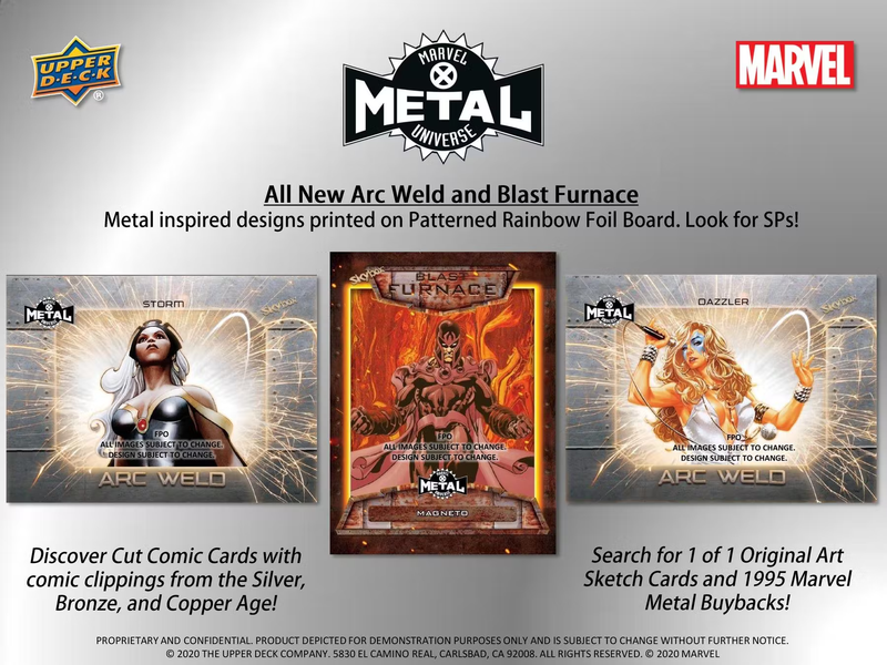 Marvel X-Men Metal Universe Trading Cards Box (Upper Deck 2021)