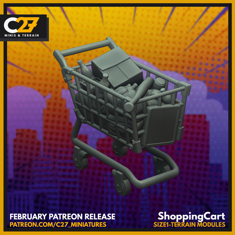 Shopping Cart (Size 1 Terrain Scatter)