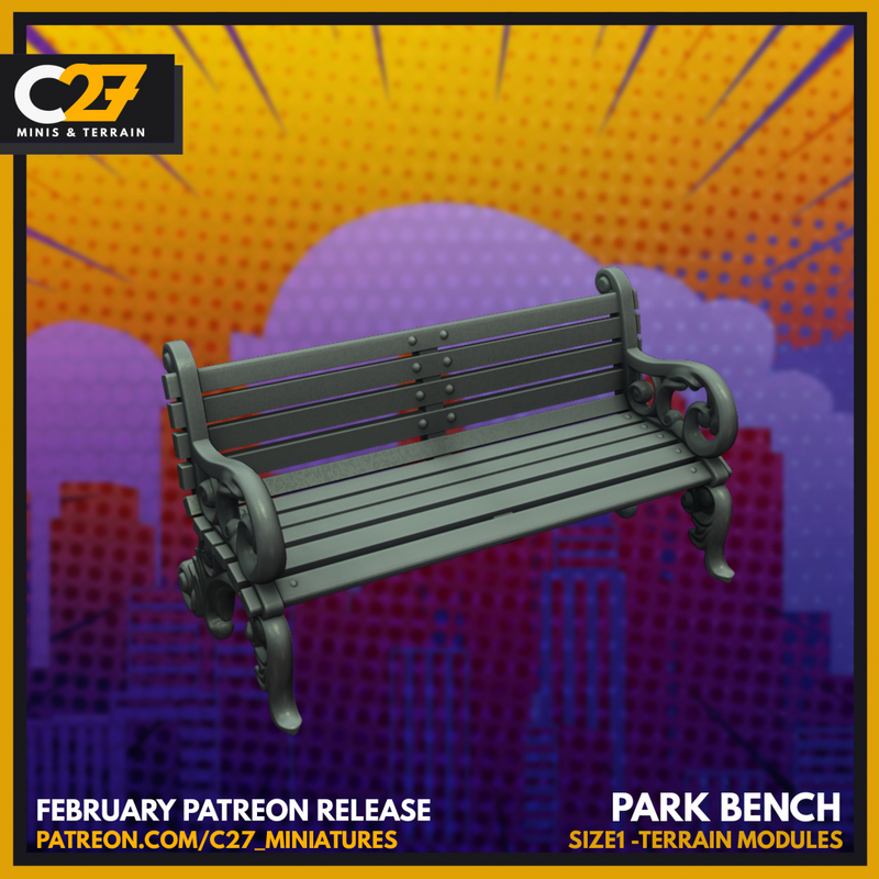 Park Bench (Size 1 Terrain Scatter)