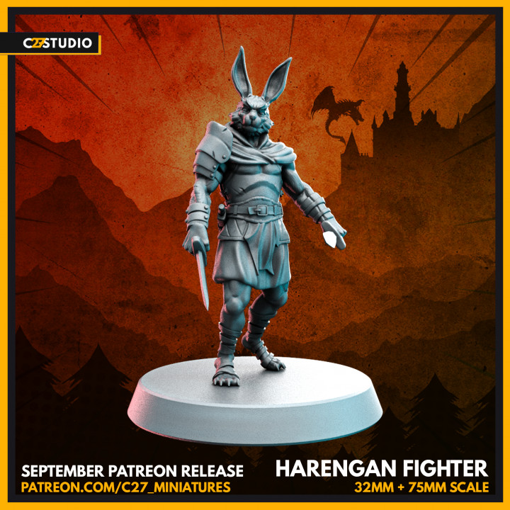 Harengan Fighter / 32mm / 1 Inch Base