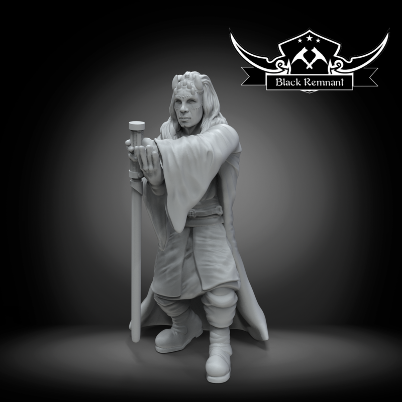 Mystical Horned Warrior | Star Wars Legion Proxy | RPG | Miniature