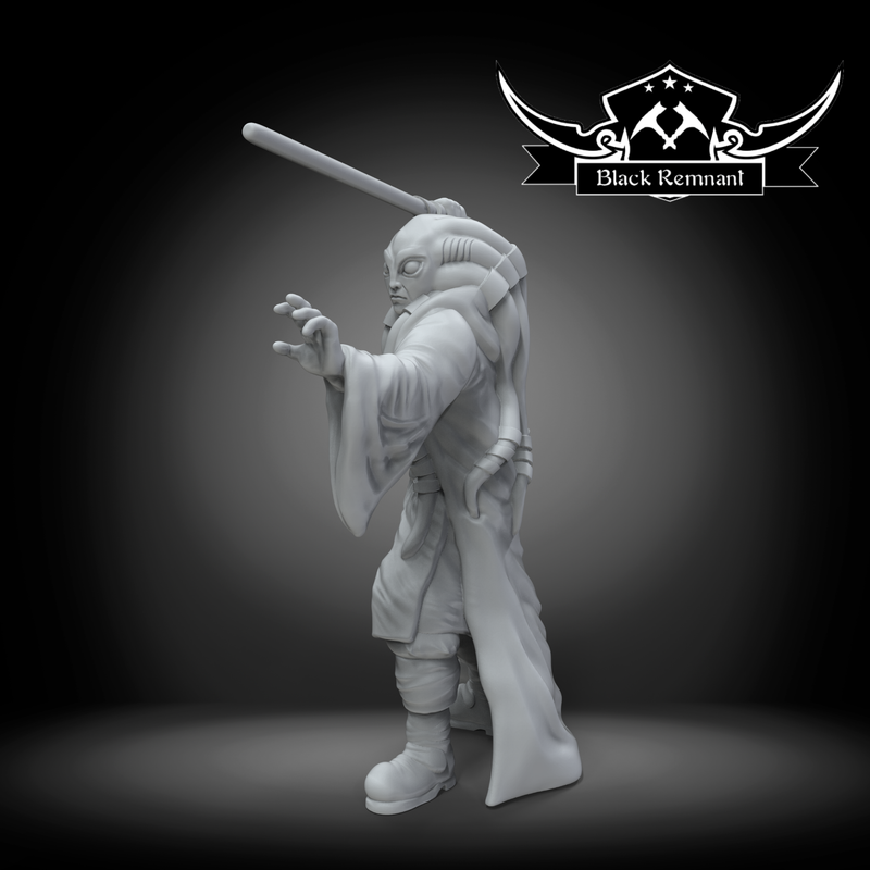 Mystical Warrior with Tentacles | Star Wars Legion Proxy | RPG | Miniature