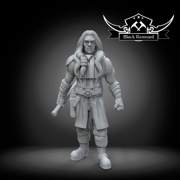 Mystical Warrior with Pistol | Star Wars Legion Proxy | RPG | Miniature
