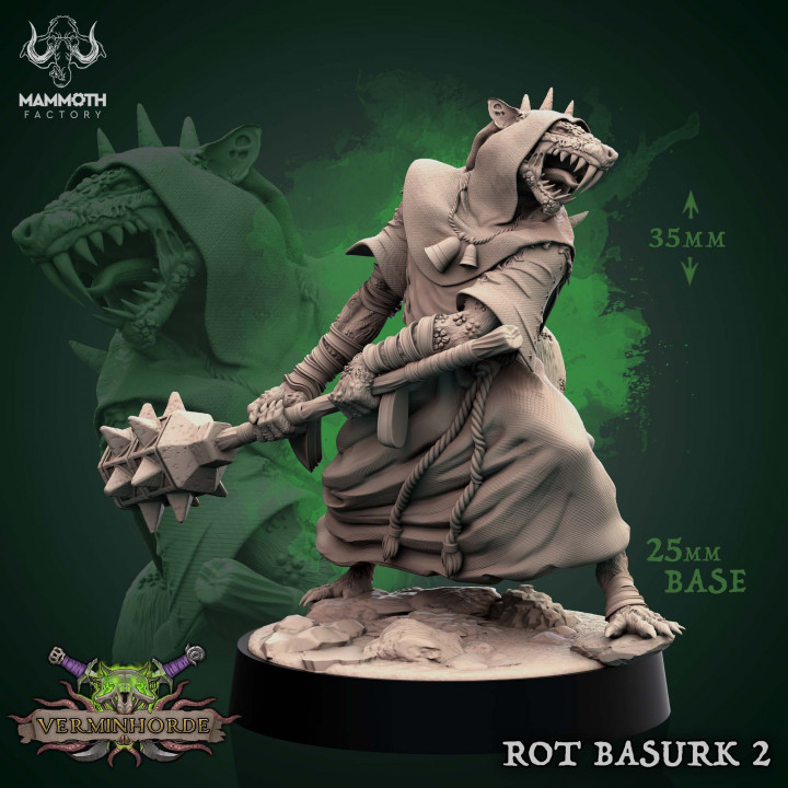 Rot Basurk 2 | DnD Miniature | TTRPG Miniature
