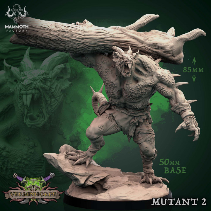Mutant 2 | DnD Miniature | TTRPG Miniature