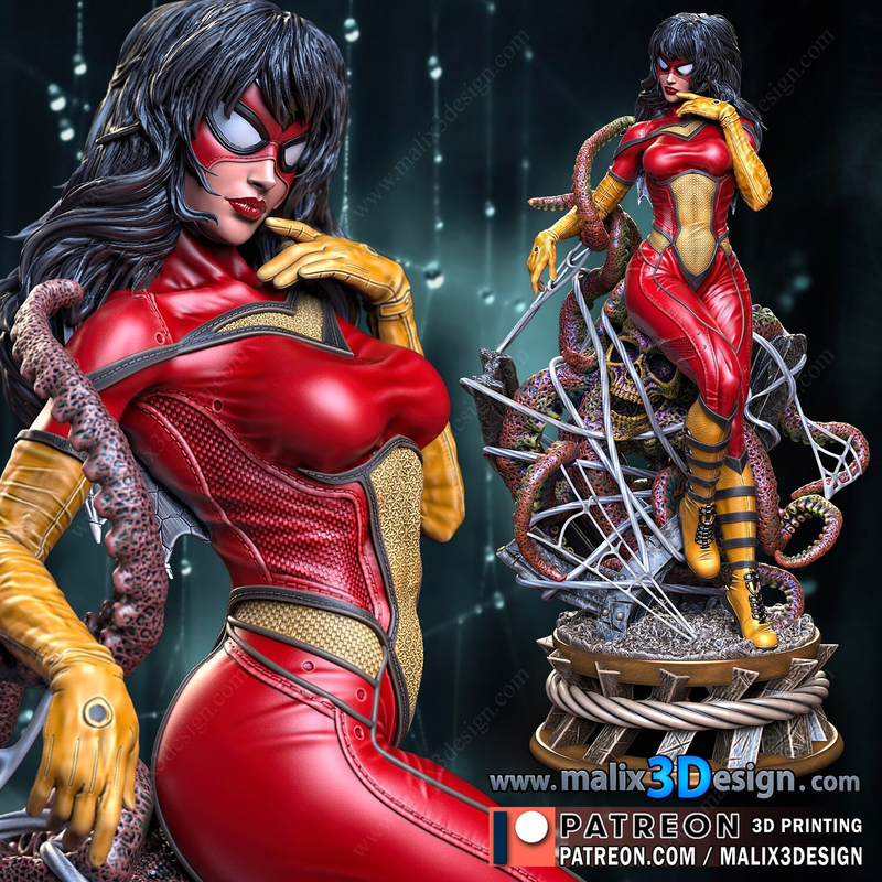 Spider-Woman (Jessica Drew) Resin Statue Model Kit