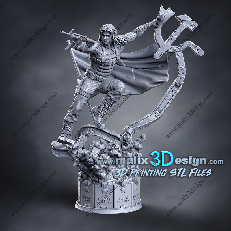 Winter Soldier Resin Statue Model Kit