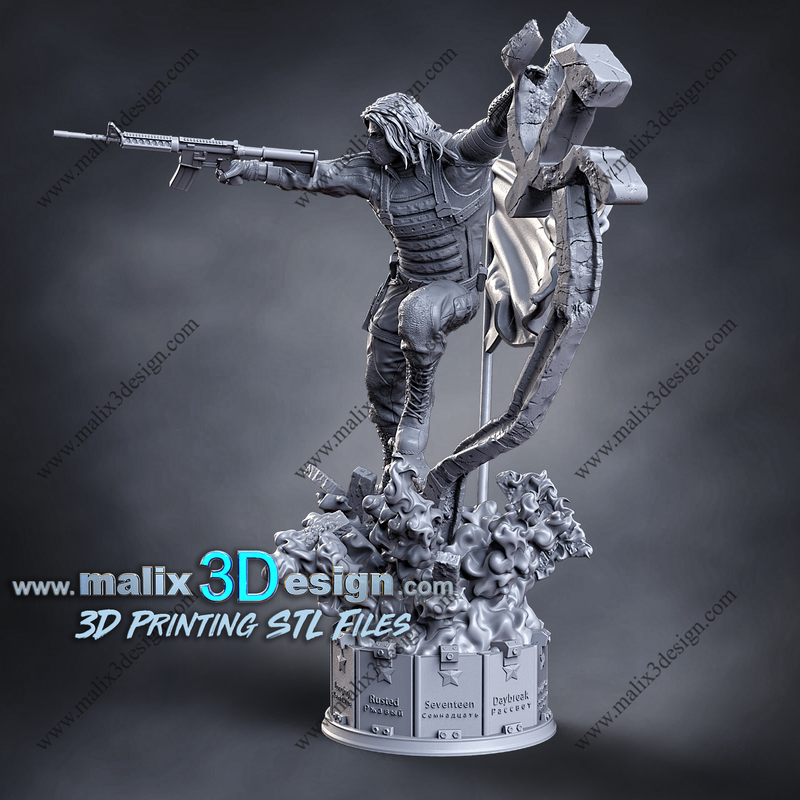 Winter Soldier Resin Statue Model Kit