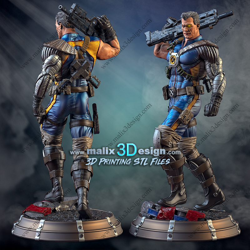 Cable Resin Statue Model Kit - 1/10 Scale Sculpture