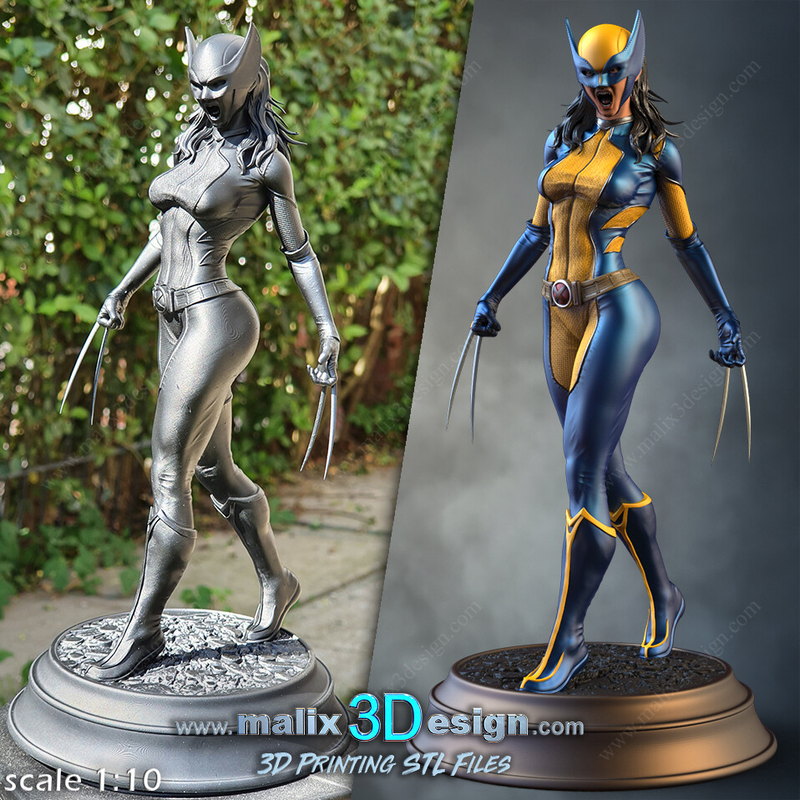 X - 23 (Laura Kinney) Resin Statue Model Kit