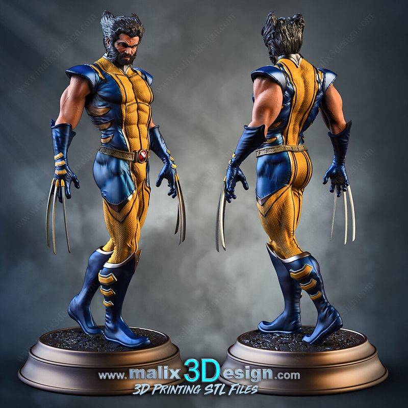Wolverine Resin Statue Model Kit - 1/10 Scale Sculpture