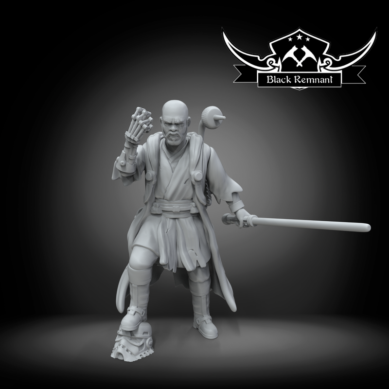 Mace Windu Survivor | Star Wars Legion Proxy | RPG | Miniature