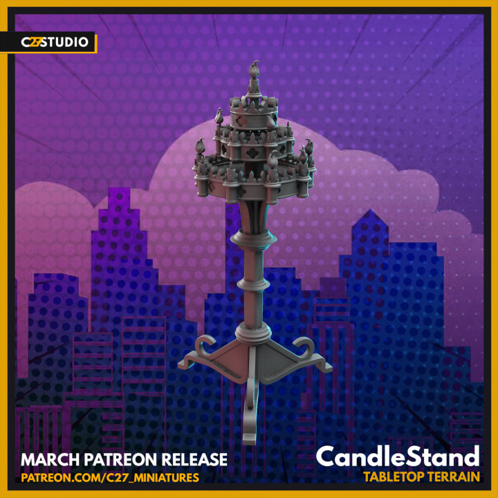 Candle Stand (Size 1 Terrain Scatter)