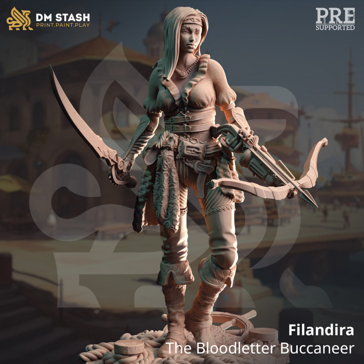 Filandira, The Bloodletter Buccaneer | DM Stash | DnD | Fantasy Miniature
